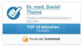 Portal der Schönheit Siegel Top 10 plastisch-ästhetische Chirurgen München